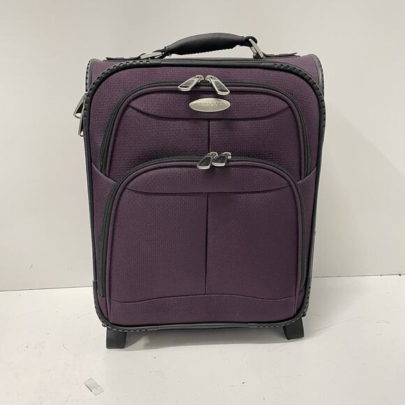 Samsonite X-Tralight Carry-On Luggage Underseater Trolley Roller Bag 16” Purple - Picture 1 of 12
